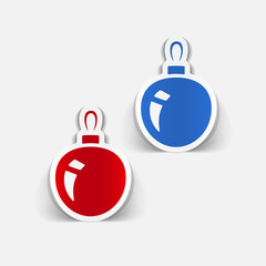 realistic design element: christmas ball