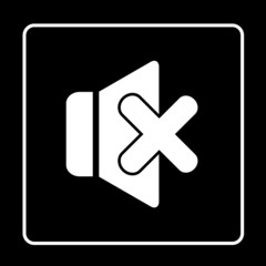 Obraz premium No sound icon great for any use. Vector EPS10.