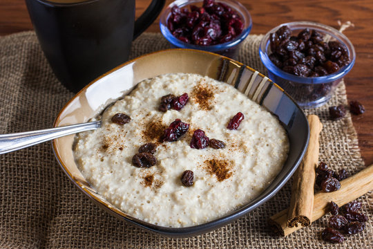 Early Morning Fruit and Oats Breakfast