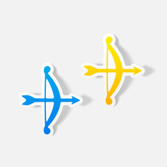 Fototapeta premium realistic design element: archery