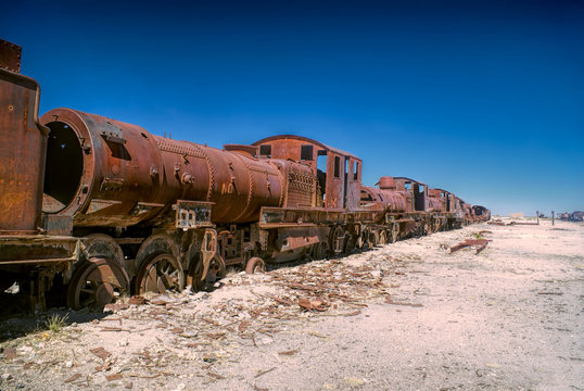 Locomotive graveyard