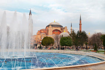 Aghia Sophia in Istanbul, Sultanahmet Square