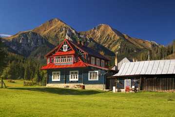 Mountain hut in Slovakia