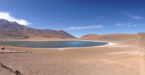 atacama wüste lagune panorama