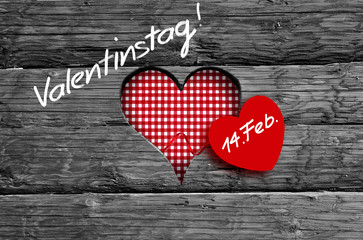 Valentinstag - Holzherz - Alm