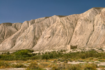 Temple ruins in Kyrgyzstan