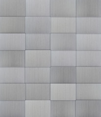 Tiled Aluminum Metal Background