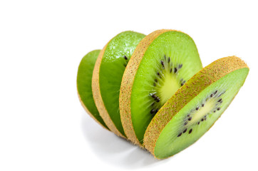 Fototapeta na wymiar Sliced Kiwi Fruit