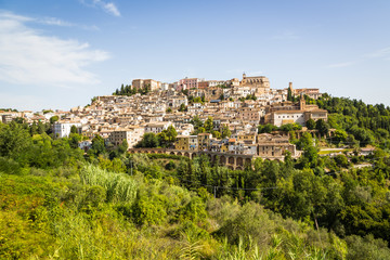 medieval town Loreto Aprutino, Abruzzo, Italy - 77165796