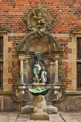 Fototapeta premium Innenhof Schloss Frederiksborg 3