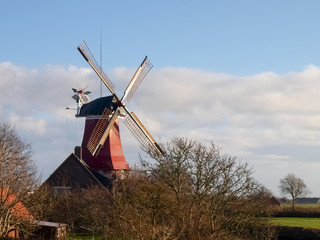 Greetsiel, traditional Windmill