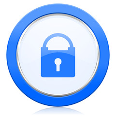 padlock icon secure sign
