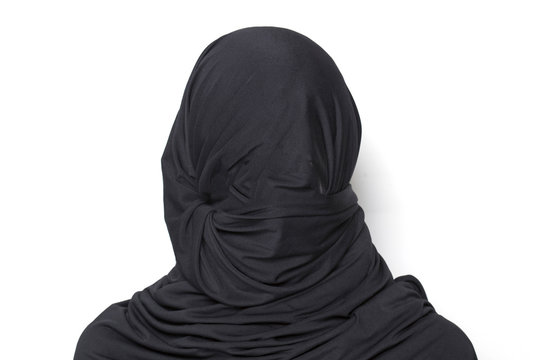 Woman Totally Covered By A Burqa