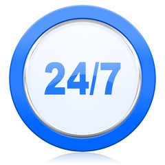 24/7 icon