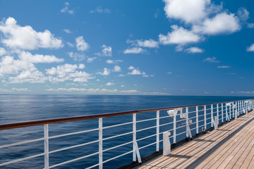 Fototapeta premium Ocean from cruise ship