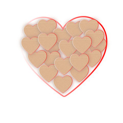 heart of hearts of cardboard