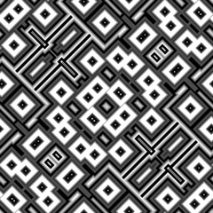 Black and white seamless abstract texture