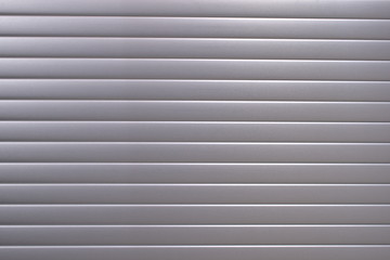 Aluminum shutters as found on modern furniture