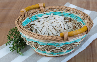White sunflower seeds