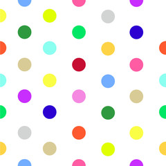 Polka dot pattern vector