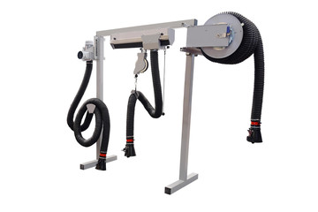 apparatus for collecting exhaust gases