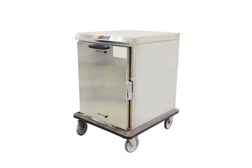 professional mobile cooking cabinet isolated