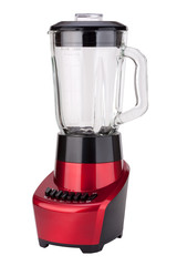 Red Electric Blender Angled (clipping path)