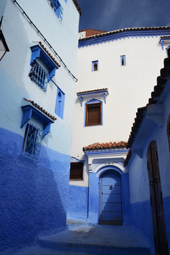 Morocco. Blue medina of Chefchaouen city