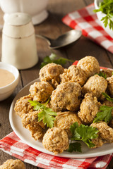 Homemade Deep Fried Mushrooms