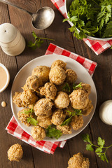 Homemade Deep Fried Mushrooms © Brent Hofacker