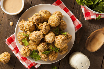Homemade Deep Fried Mushrooms