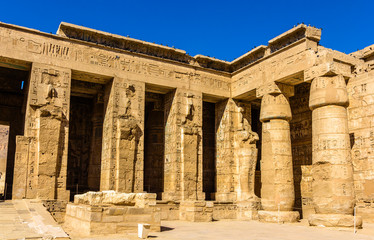 Obraz premium Mortuary Temple of Ramses III. near Luxor in Egypt