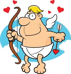 Cartoon Cupid Smiling