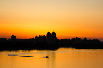 Fototapeta na wymiar Panorama of Kiev