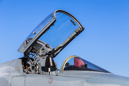 Ejection Seat In Cockpit Jet