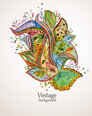 Abstract pattern. watercolor painting