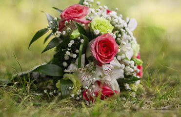 Bride flower bouquet