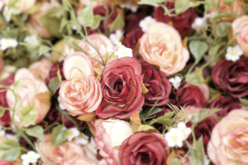 beautiful of rose artificial flowers