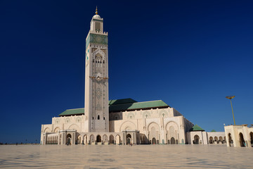 Morocco. The Hassan II Mosque in Casablanca