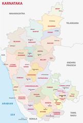 karnataka district map