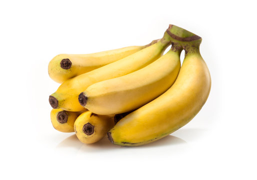 Banana fruit  isolated on white background