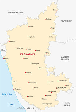 karnataka map