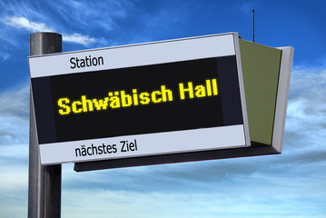 Anzeigetafel 6 - Schwäbisch Hall