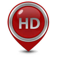 HD pointer icon on white background