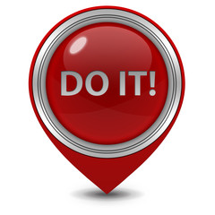 Do it pointer icon on white background