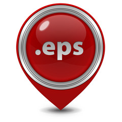 .eps pointer icon on white background