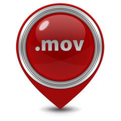 .mov pointer icon on white background