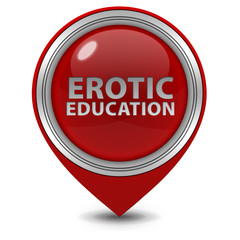 Erotic Education pointer icon on white background
