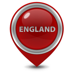 England pointer icon on white background