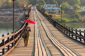 Fototapeta premium Sangkhla Buri bridge